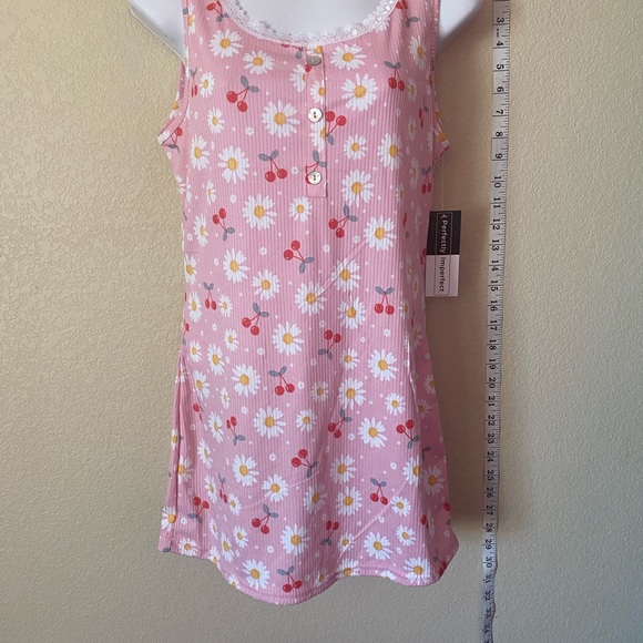 Perfectly imperfect women floral crop top with scrunchies size 1X new with tags - Picture 2 of 5